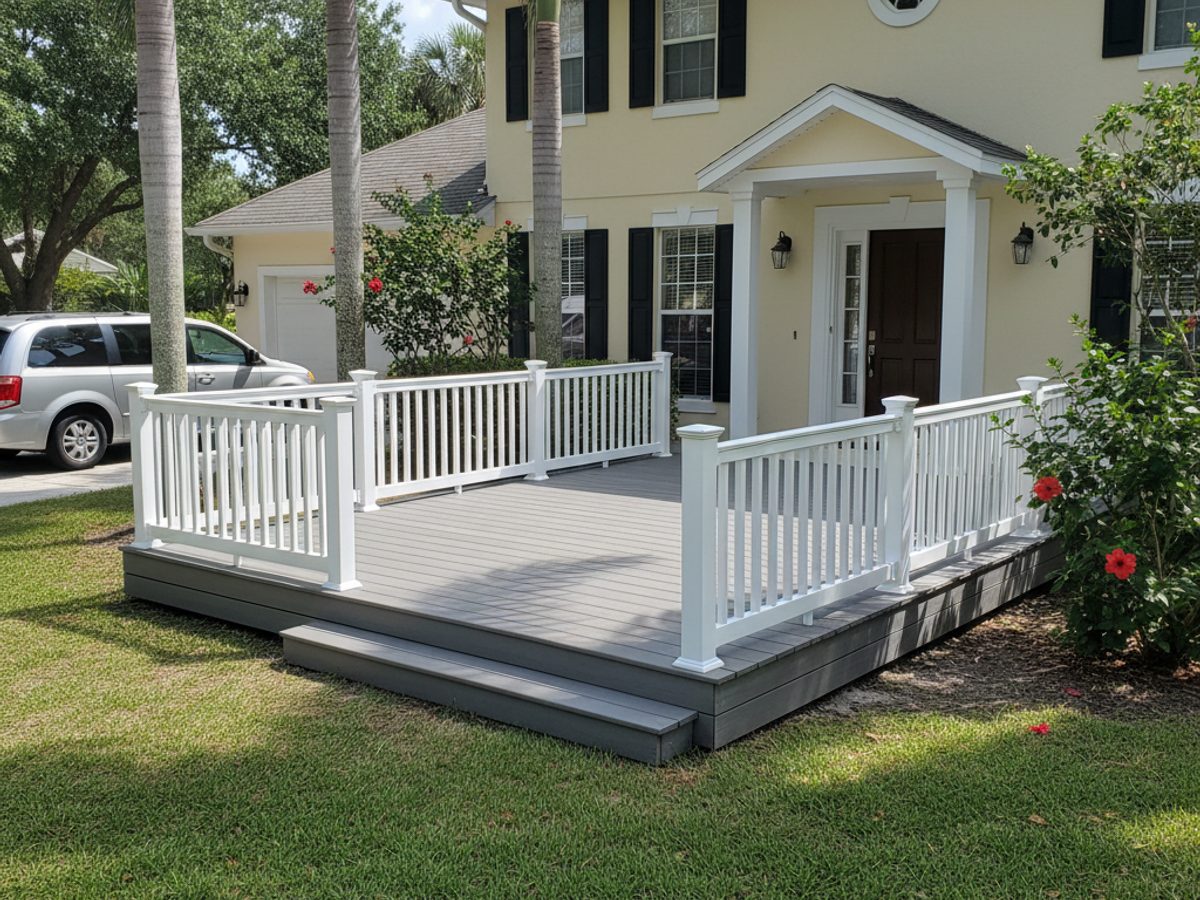 Deck Railing Repair completed by Pioneer Deck Co in Largo, FL