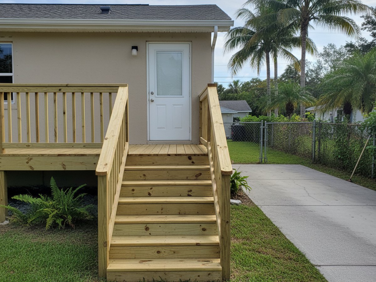 Deck Installation completed by Pioneer Deck Co in Wesley Chapel, FL