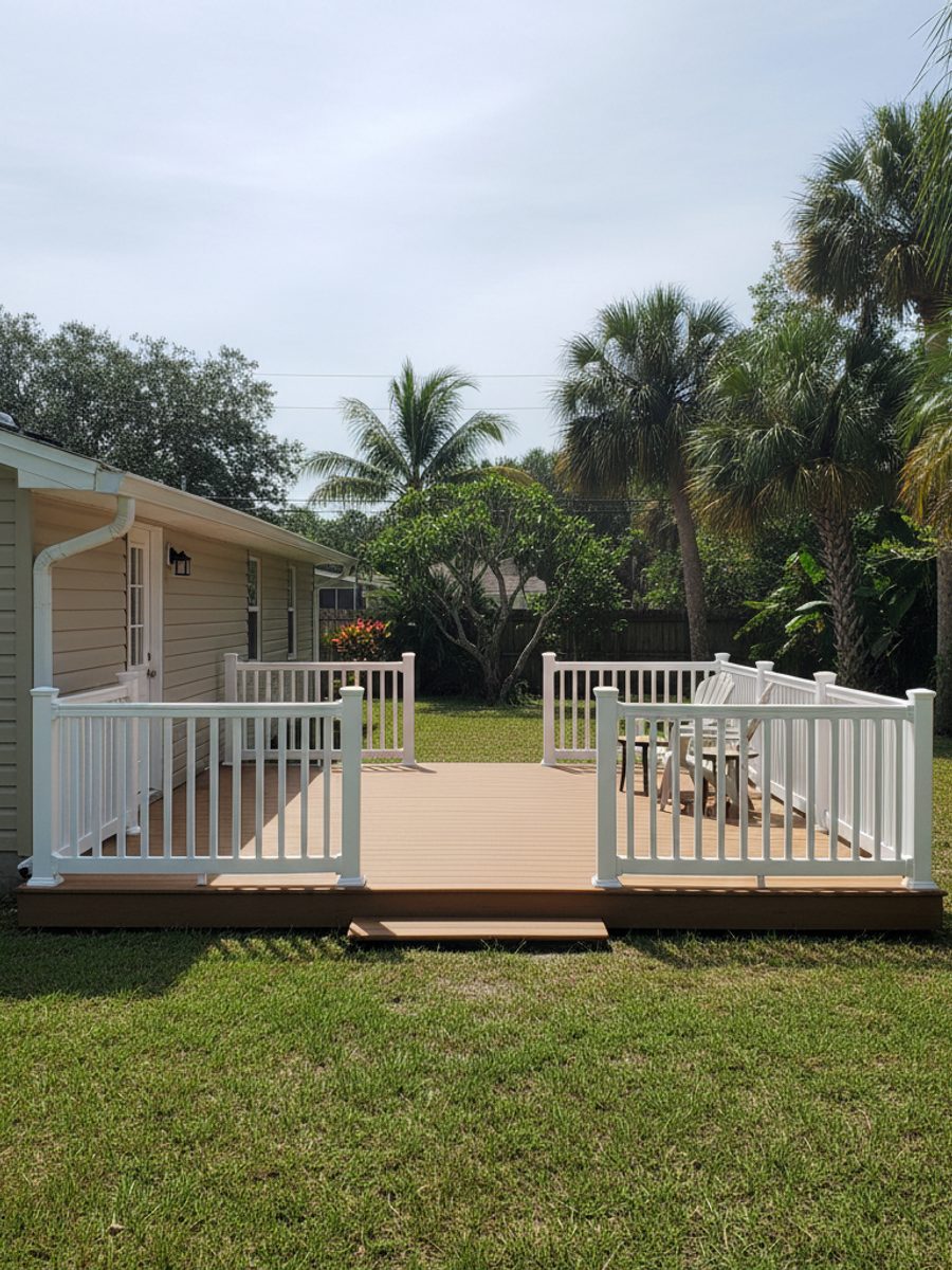 Pool Deck Construction completed by Pioneer Deck Co in Lakeland, FL